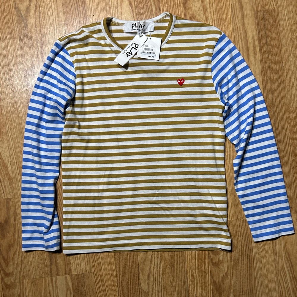 Comme des Garçons play striped Long sleeved T-shirt